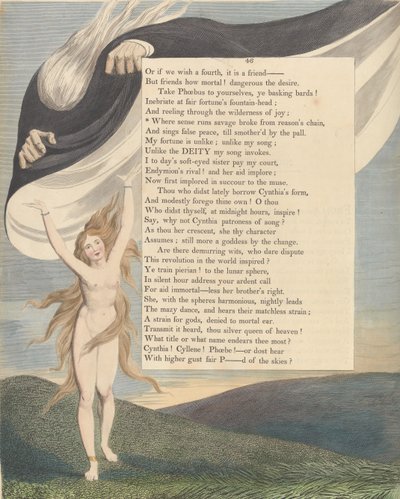 Pensieri notturni di Young, Pagina 46, Dove il senso corre selvaggio, spezzato dalla catena della ragione da William Blake